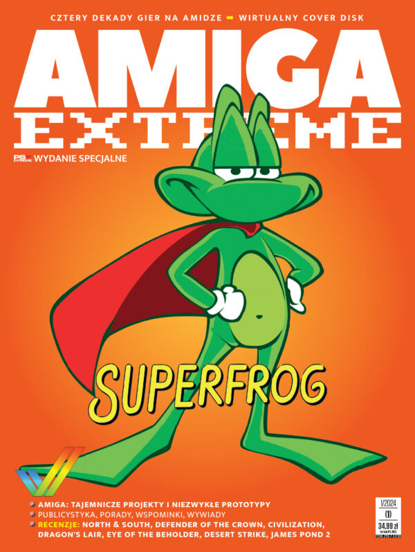 AMIGA EXTREME - OKŁADKA SUPERFROG