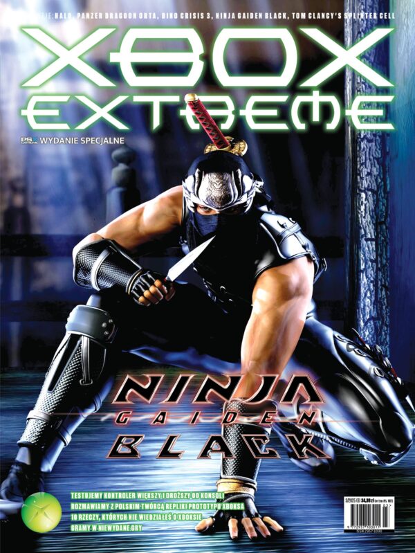 XBOX EXTREME - OKŁADKA NINJA GAIDEN BLACK (PRZEDSPRZEDAŻ)