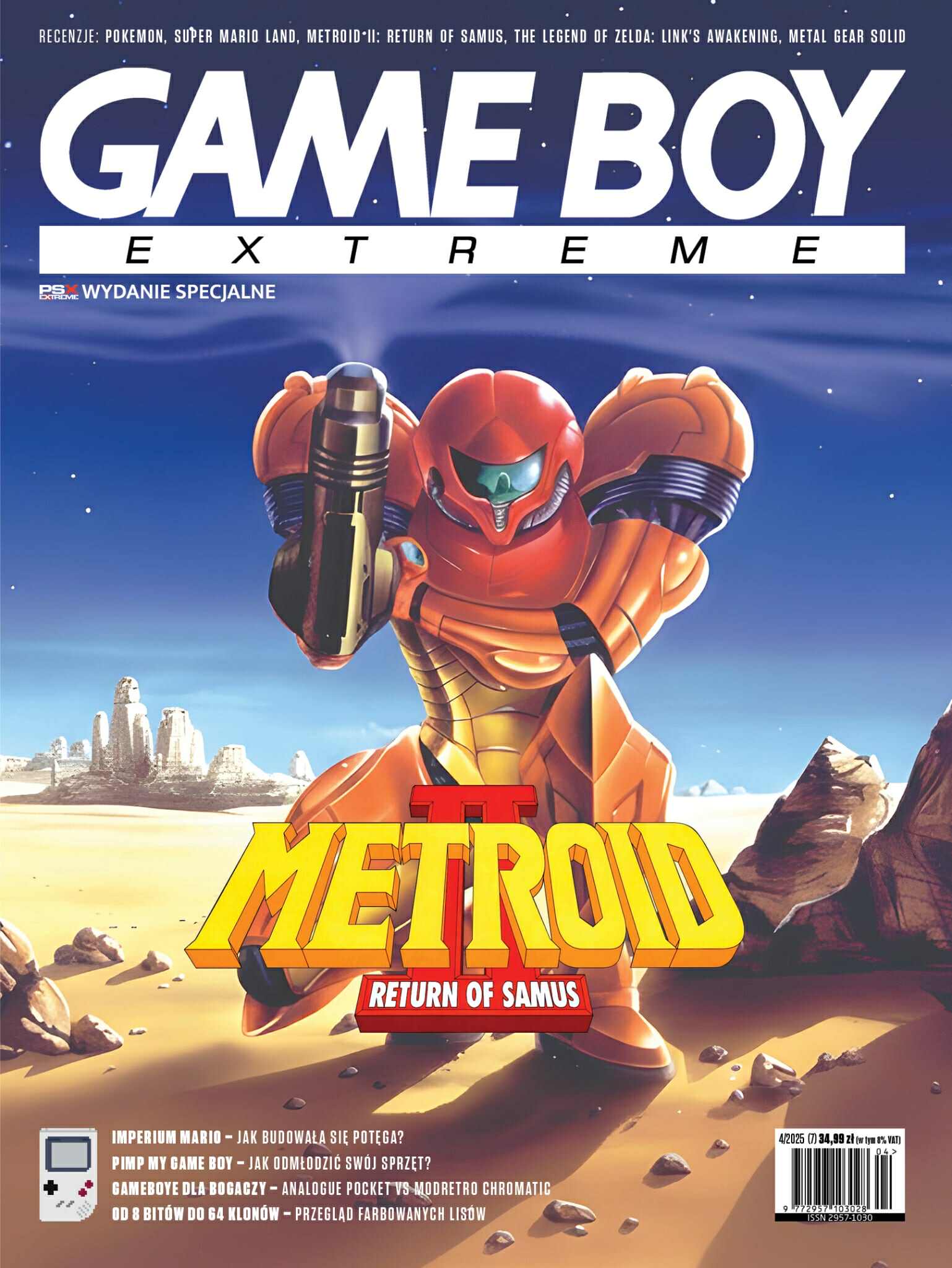 GAME BOY EXTREME - OKŁADKA METROID II: RETURN OF SAMUS (PRZEDSPRZEDAŻ)