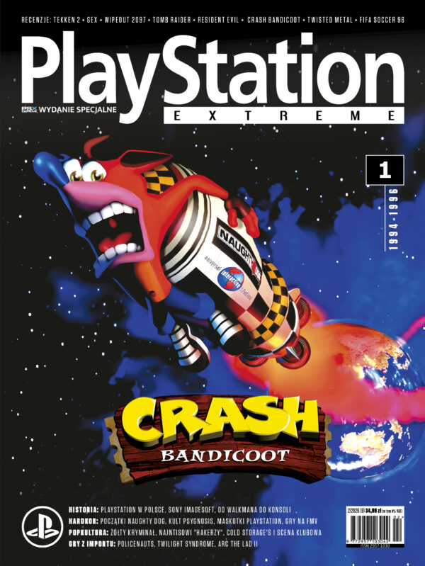 PlayStation Extreme, okładka Crash Bandicoot